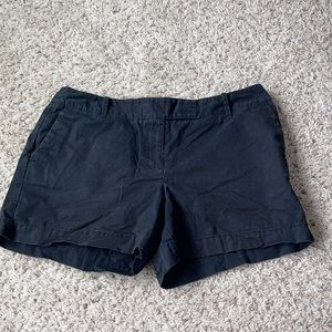 LOFT black khaki shorts size 10